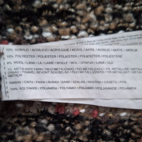 Mango Knit Cardigan with Velvet Trim - Picture 8 of 10